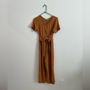 Roolee Copper Linen Jumper